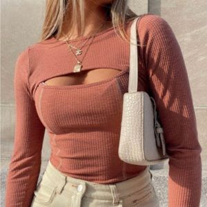 Long sleeve body suit